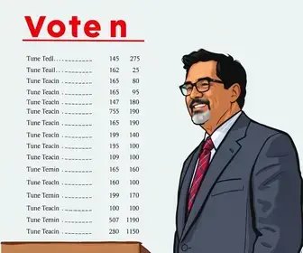 Resultados da votação na Escola Dr. José Roberto Monteiro